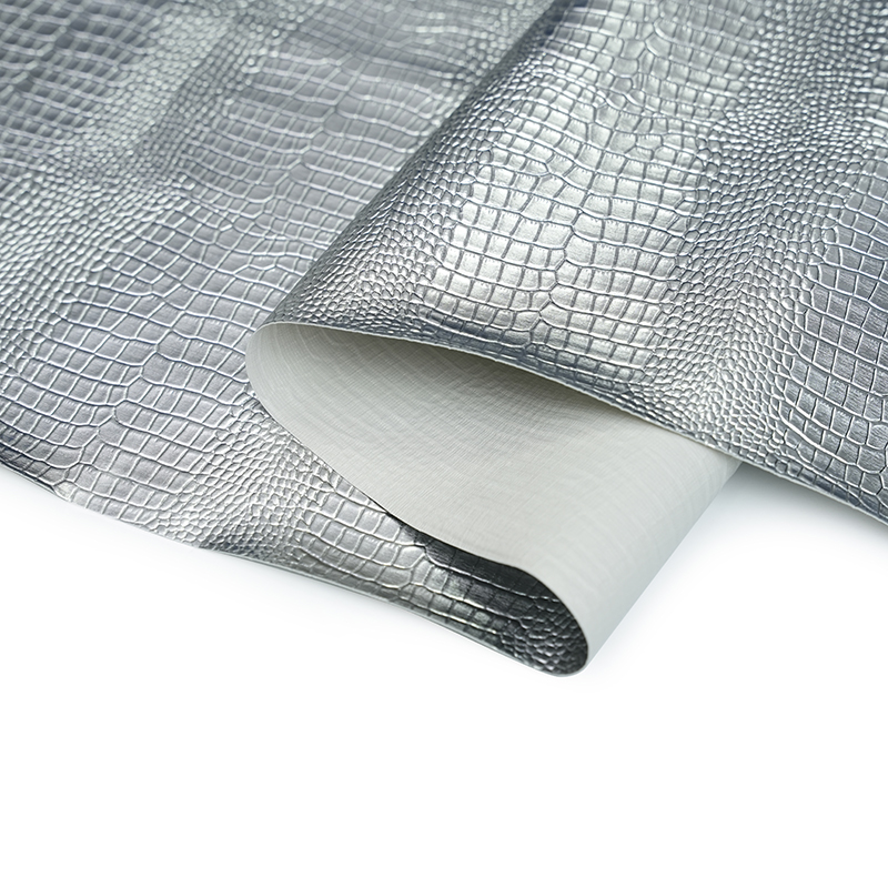 Bạc kim loại bằng da nhân tạo cho túi